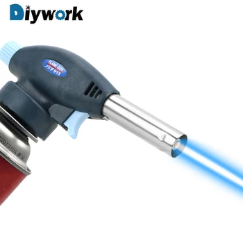 

DIYWORK 915 Metal Gun Torch Ignition Lighter for Welding Cooking Camping Multi Purpose Torch Flame Gun Butane Gas Welding Torch