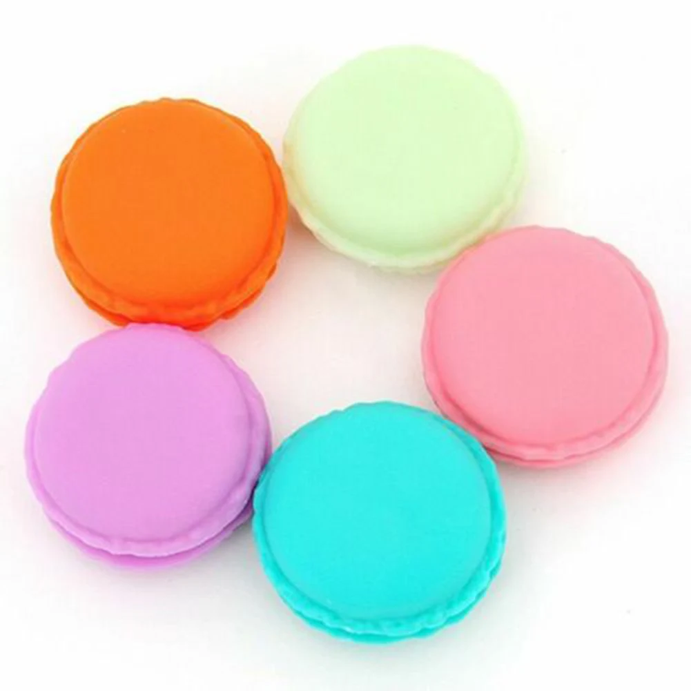 Macaron чехол Mini Macaron Box 6 шт. ювелирные изделия Хранение таблеток Коробка органайзер контейнер для наушников EK-New - Цвет: As shows