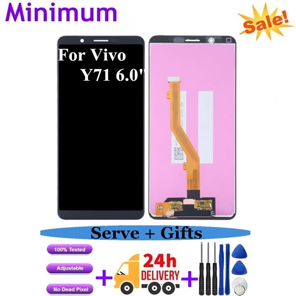 For Vivo Y71 1724 6 0 Lcd Display Touch Screen Tested Digitizer Assembly For Vivo Y71 Replacement Lcds Gift Mobile Phone Lcd Screens Aliexpress