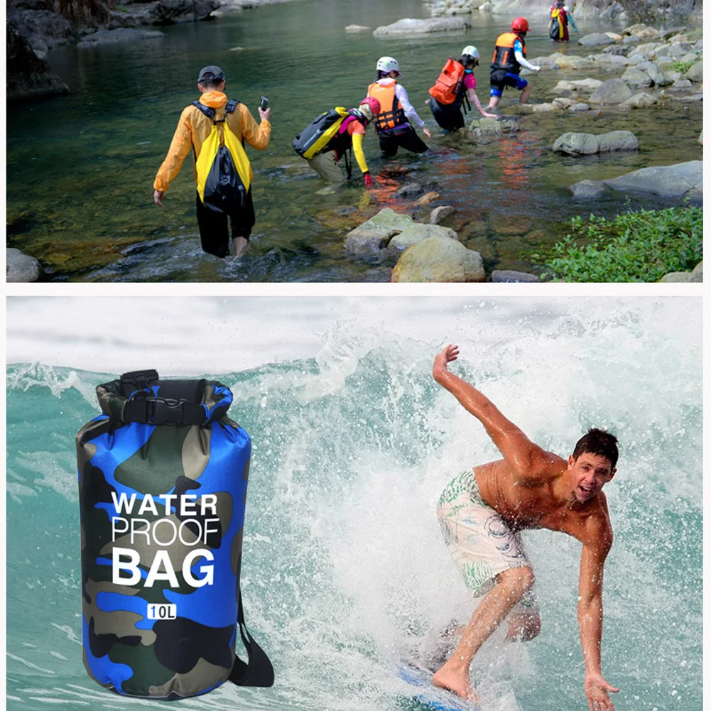AU 2L-15L Водонепроницаемый сухой мешок каноэ каяк гребли Кемпинг плавающий мешок