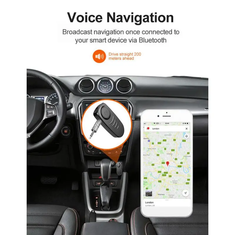 Balight Bluetooth 5,0 3,5 мм разъем AUX стерео аудио музыкальный приемник беспроводной адаптер автомобильный Bluetooth комплект