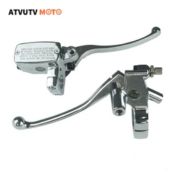 1 Pair 1" 25mm Universal Motorcycle Brake Clutch Master Cylinder Reservoir Levers For Honda SHADOW STEED 600 400 VT600 VT750