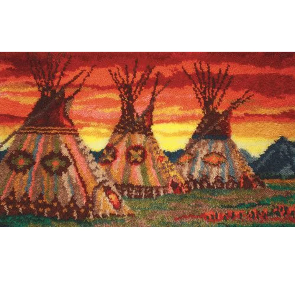 PROD 1005002808747445 Tapestry Latch Hook Kits With Printed Canvas Hook
Embroidery Mat Kit Crafts for Adults Hobby Decor Home Decoration
Handmade