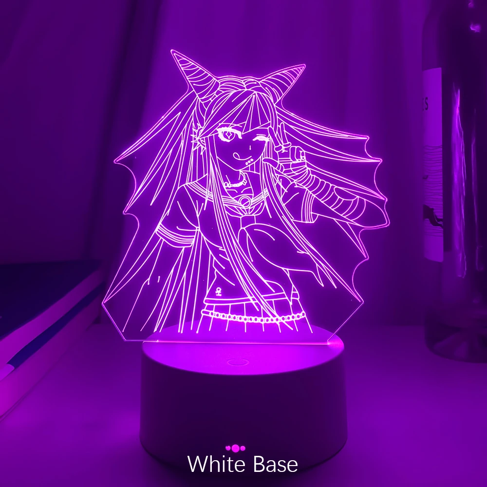 red night light Newest Danganronpa Led Night Light Ibuki Mioda Lamp for Bedroom Decor Kids Gift Danganronpa Acrylic 3d Lamp Ibuki Mioda potato night light