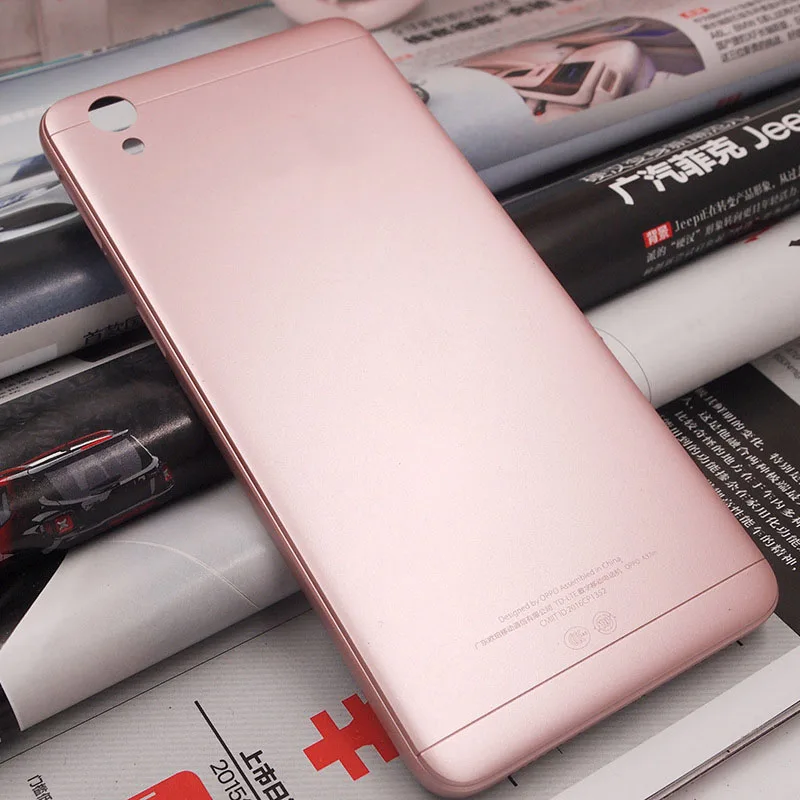 Высокое качество батарея задняя крышка Замена для oppo A37+ промежуточная рамка для oppo A37 запасные части для oppo A37 - Цвет: back cover pink