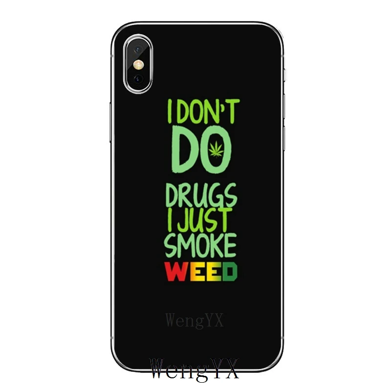 Лист лекарств листья сорняки для iPhone 11 pro XR X XS Max 8 7 6s plus SE 5s 5c iPod Touch 5 6 Чехол - Color: leaves-weeds-A-14