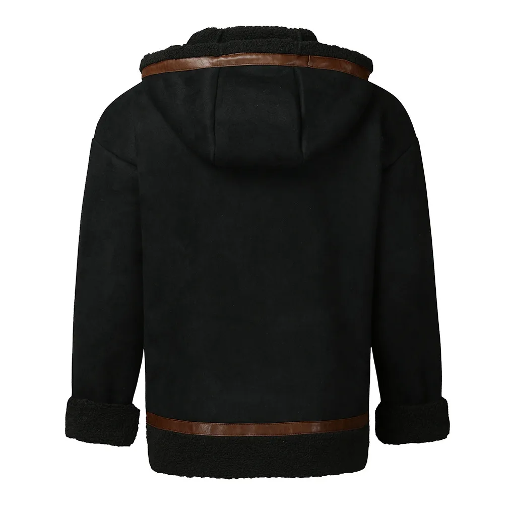 Зимняя мужская куртка, ветровки, куртка мужская, chaqueta hombre, овчина, худи, шерсть, подкладка, горный искусственный ягненок, куртки, пальто