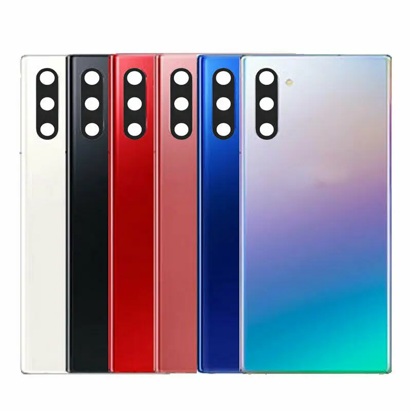 Стеклянная задняя крышка батарейного отсека 10 шт. Замена для Samsung Note Plus Lite Note10 + N970