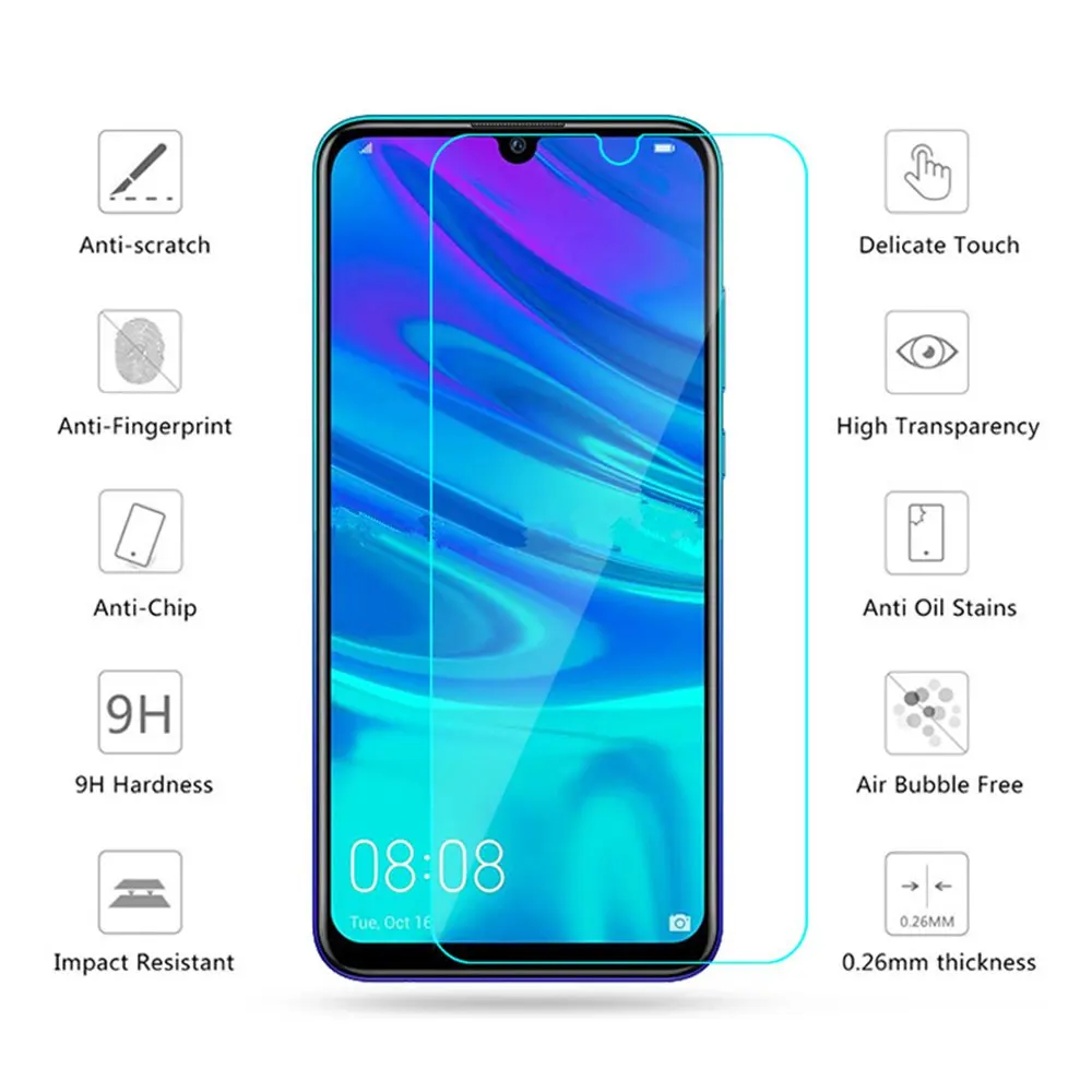Закаленное стекло 9H для Huawei Y5 2019 Pro Prime защитная пленка экрана Honor 8S LX1 LX3 AMN
