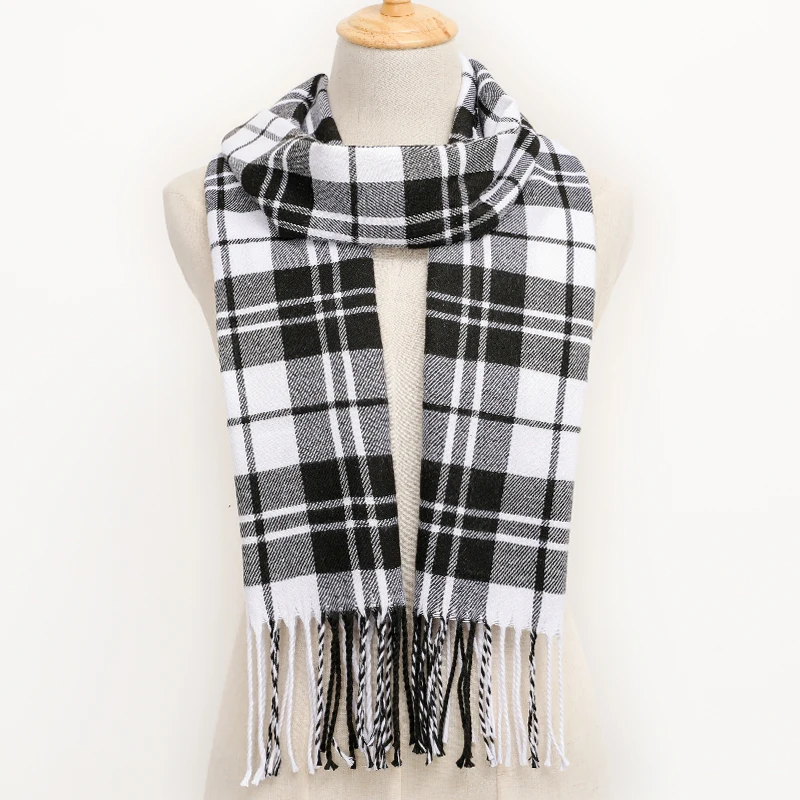 Cashmere Scarf Men Women 180*35cm