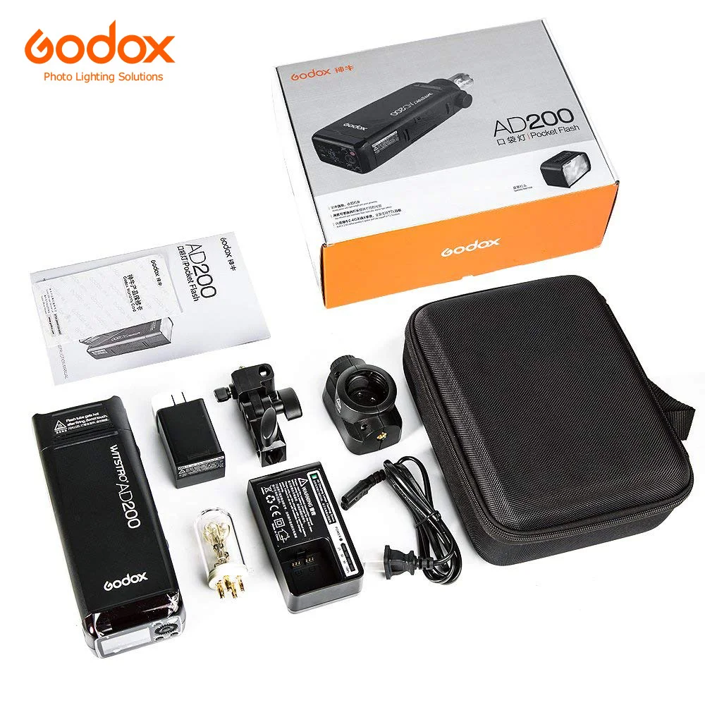 GODOX AD200 TTL 2.4G HSS 1/8000s Pocket Flash