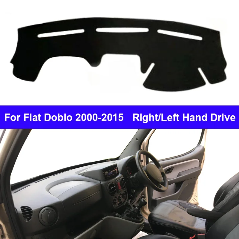 Car Auto Dashboard Cover DashMat Carpet Cape Fiat Doblo 2000-2015 Protector Rug Cushion Anti-UV Block Sun Ray 2014 2013