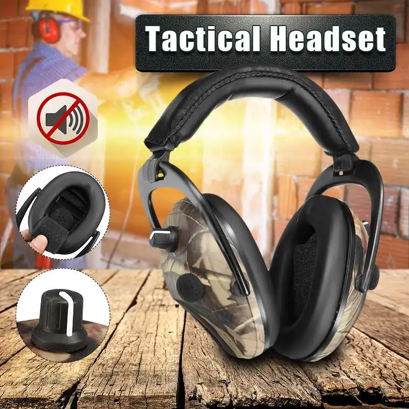 

Anti-noise Impact Sound Amplification Electronic Shooting Earmuff Tactical Hunting Hearing Protective Headset