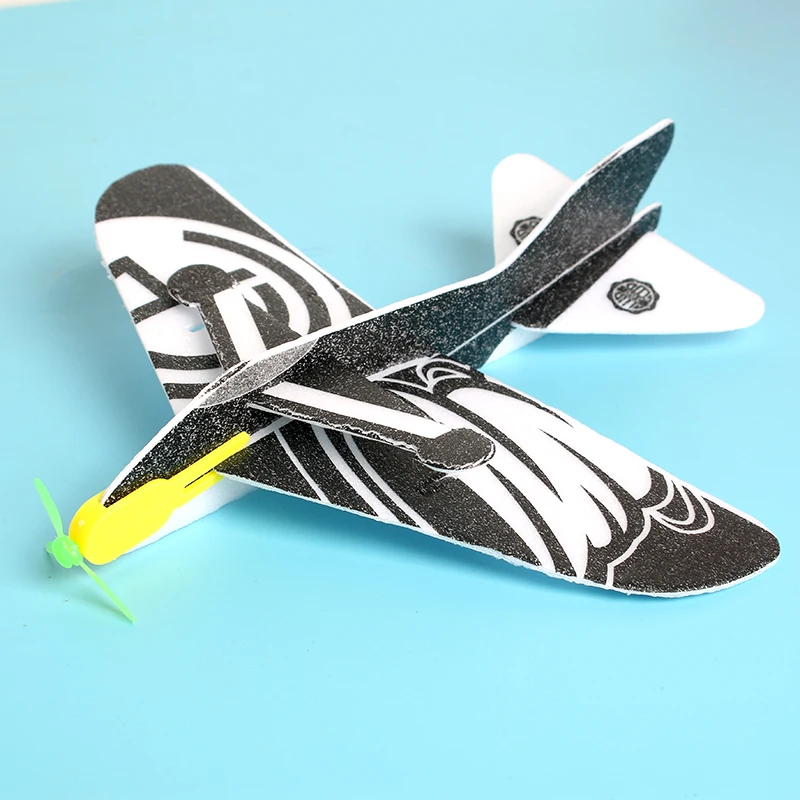 

Hand Throwing Airplane Free-flying DIY Plane Model Educational Toy for Kids Fix Wing Foam Capacitor Electric Glider