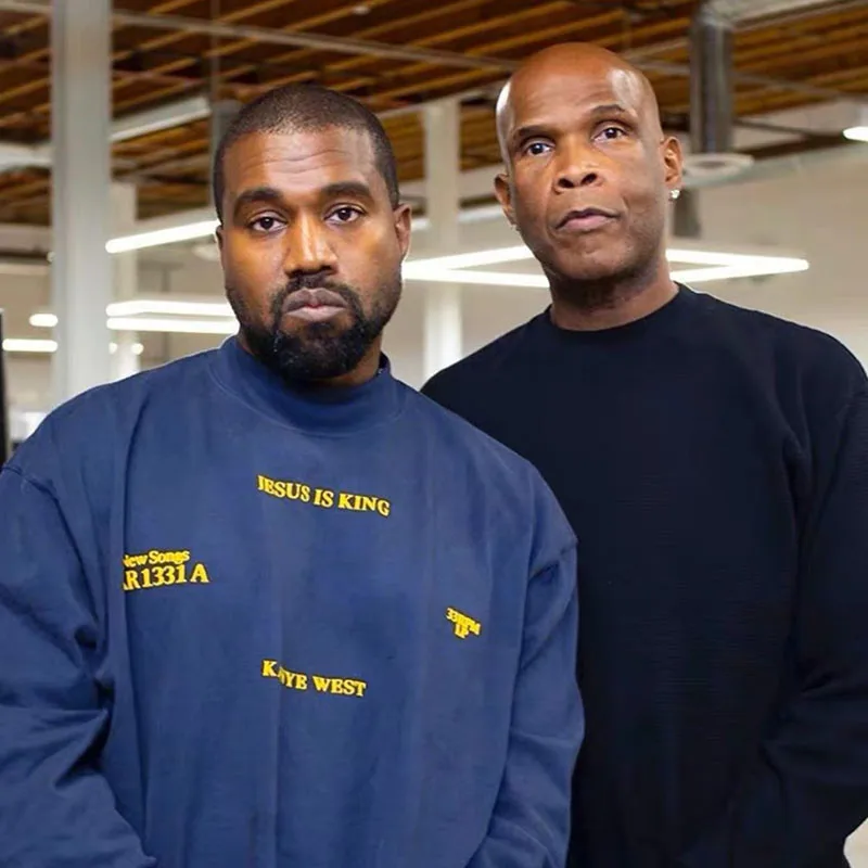 Kanye West Jesus is King L. A эксклюзивные вечерние водолазки для прослушивания, для женщин и мужчин, с длинным рукавом, хлопковая футболка, большие размеры, Мужская футболка