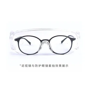 

Anti Virus Safety Goggles Glasses Eye Protection Work Anti Dust Clear Lens Splash-Proof Goggles Labor Riding Safety Glasses