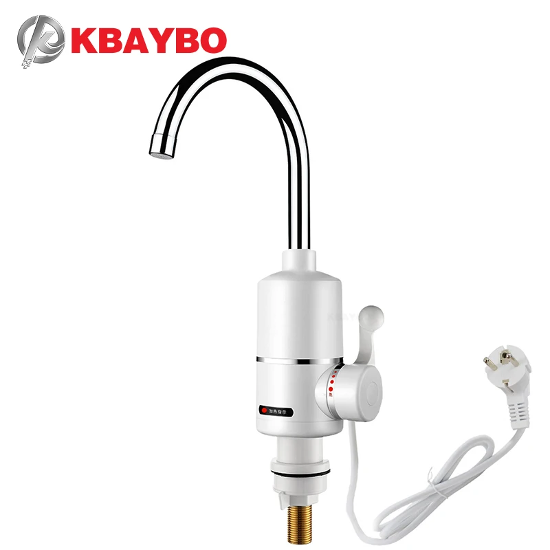 Preise KBAYBO 3000W wasser heizung Bad wasserhahn Küche Wasserhahn durchlauferhitzer wasserhahn Eine zweite, die aus heißer wasser