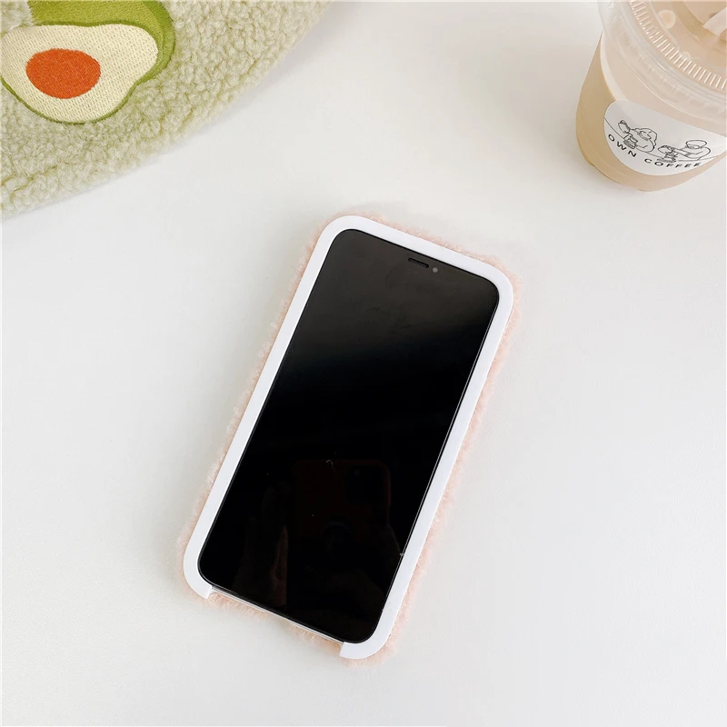 GlamPhone чехол плюшевый кролик медведь чехол для телефона для iPhone11Pro/Max X XS Max XR Мягкий силиконовый чехол для iPhone11 7 8 6 6s Plus чехол
