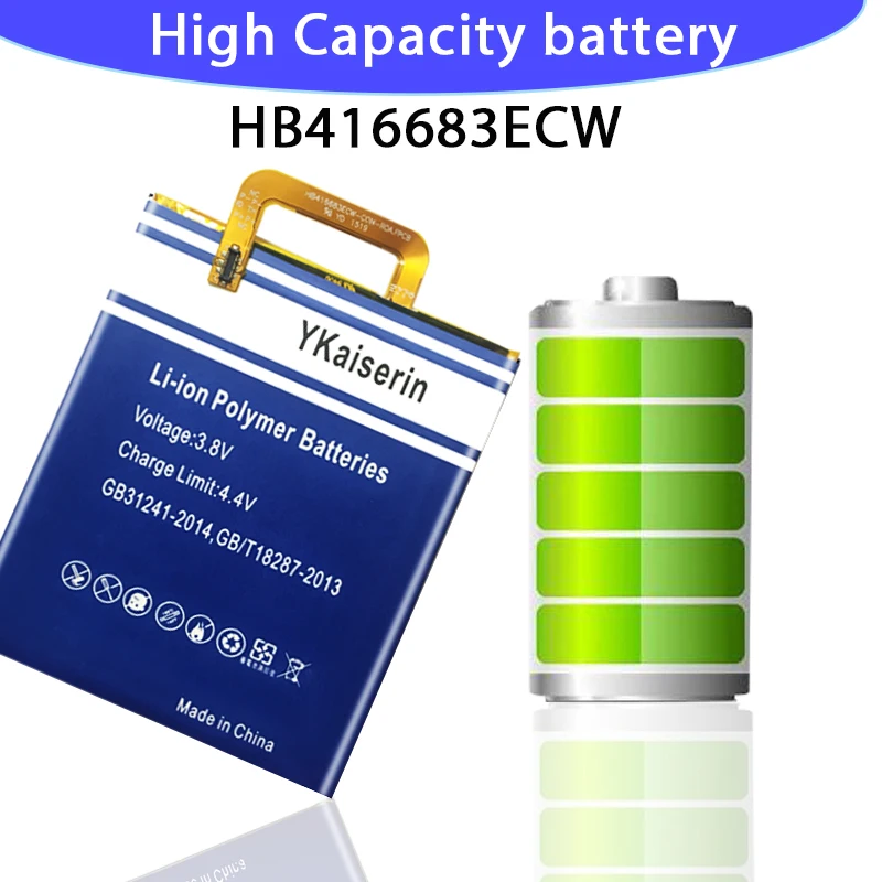 For Hua Wei Phone Battery HB416683ECW For Huawei Nexus 6P H1511 H1512 4600mAh High Capacity Replacement Battery Free Tools