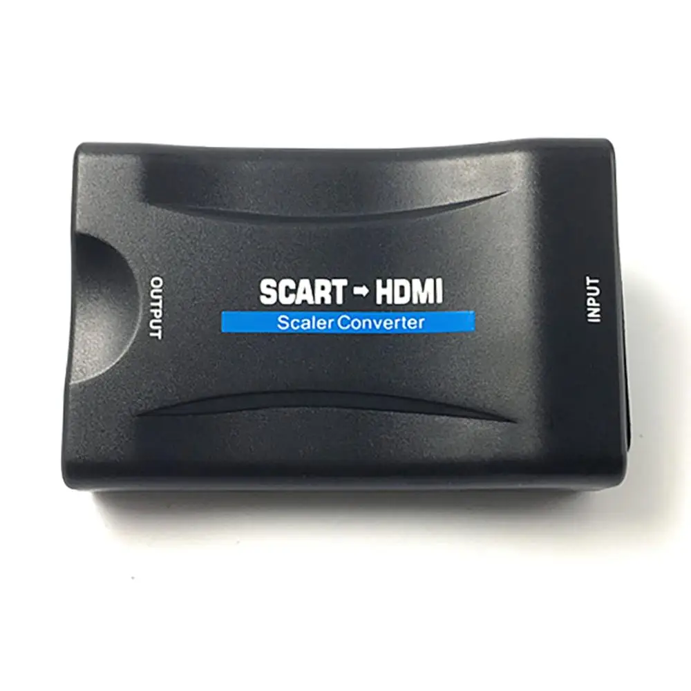 Мини HDMI к SCART композитный видео конвертер стерео аудио адаптер портативный конвертер с USB кабелем