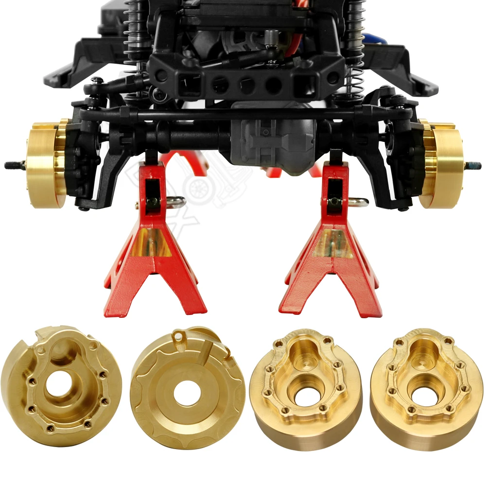 INJORA RC Gegengewichte Aus Messing - 2 Stück Für 1:10 TRX-4 & TRX-6 Crawler