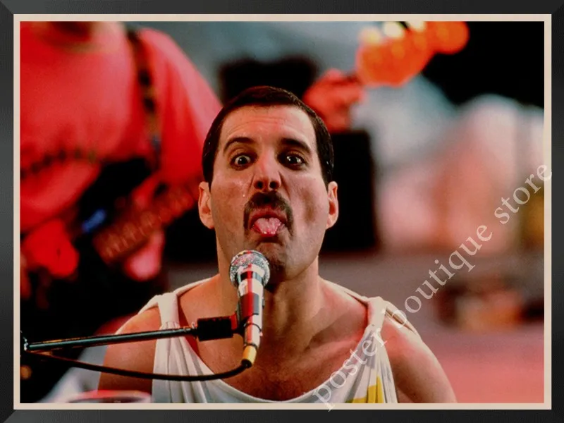 Queen Band музыкальный плакат на крафт-бумаге Фредди Меркьюри, Brian мая винтажная Высококачественная декоративная роспись стены стикер - Цвет: 23