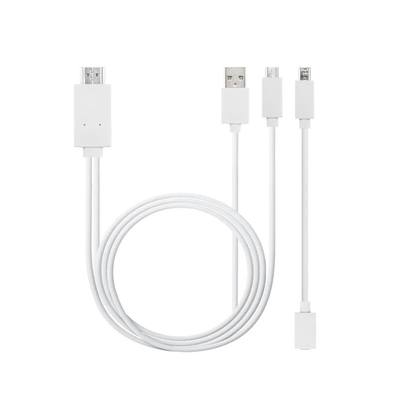 Micro USB 5 Pin& 11 Pin MHL к HDMI 1080P Full HD ТВ кабели Адаптер для Android телефона разрешение 1,8 м аудио/кабель видеоадаптера