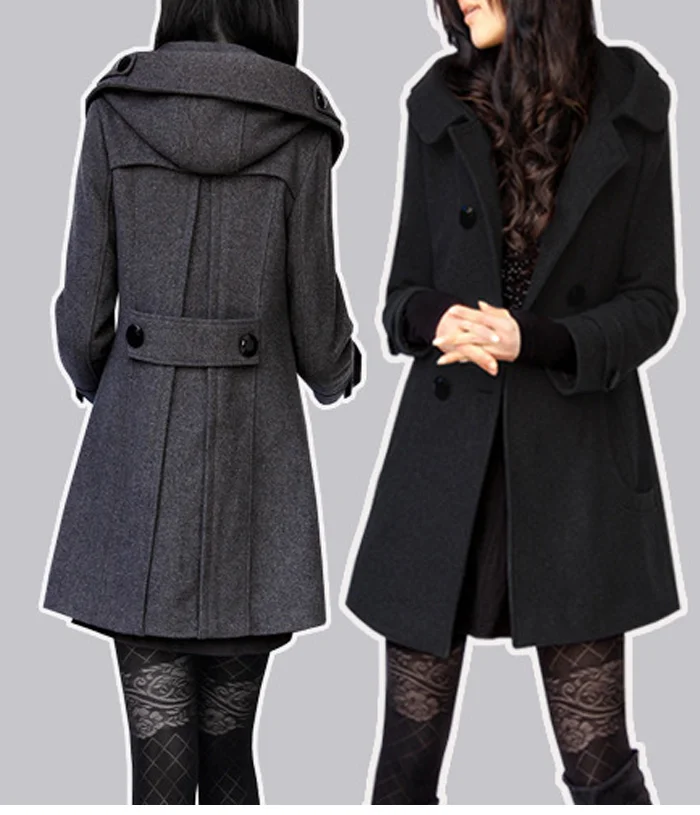 Новое зимнее шерстяное пальто, шерстяная ветровка, женское кашемировое толстое пальто, зимнее пальто для женщин, большие пальто, 4 XL