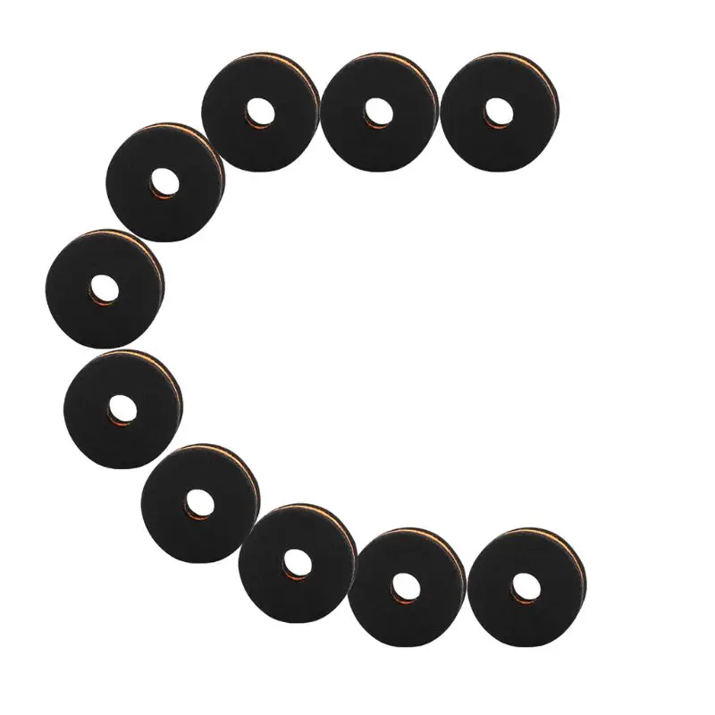 10pcs New Cymbal Drum Accessory Set Cymbal Felt Washers Cymbal Nuts Felt Drum D5BA