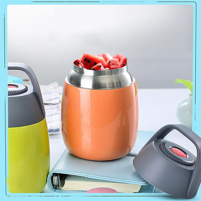 Портативный котелок для тушения Beaker контейнер Bento для обеда коробка изолированная ведро из нержавеющей стали Вакуумная груша бочки коробка для хранения яиц