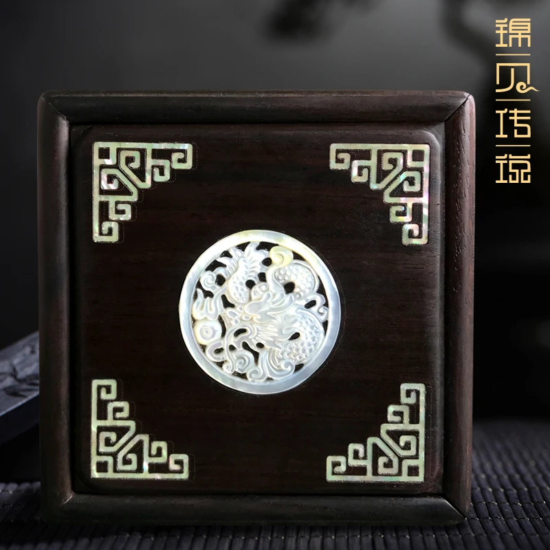 Перламутровый лаковый корпус коробка для резьбы по браслету Маленькая