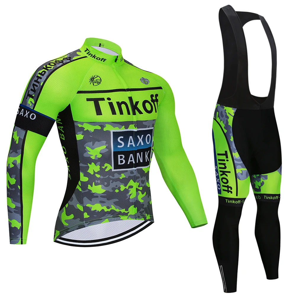 TinKaje de jersey de manga larga de primavera y otono Traje de bicicleta transpirable Traje de bicicleta de Монтана