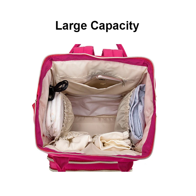 VICVIYA сумки для подгузников большой емкости водонепроницаемый мешок для беременных коляска USB рюкзаки для мам независимая сумка 3 раза подгузник