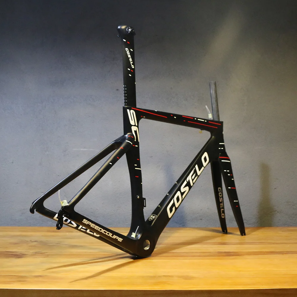 Flash Deal 2018 Costelo Speedcoupe 2.0 full carbon fiber road bike cycling frame bicicleta frame cheap bicycle frame 48 51 54 56 5