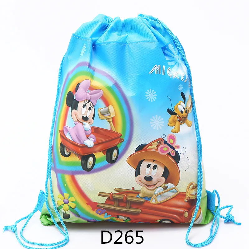 Disney Cartoon Figures Minnie Mickey Children's Birthday Party Set Disposable Party Tableware Candy Box Tablecloth Gift Bag 2A08 - Цвет: 1pcs