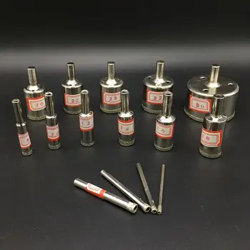 

Professional 15PC Diamond Core Hole Drill Bit Marbale Rotary Power Alloy Tool