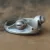 Bohemian Vintage Frog Ring for Women Artistic Design Retro Opening Resizable Unisex Female Statement Rings Silver Color Gift