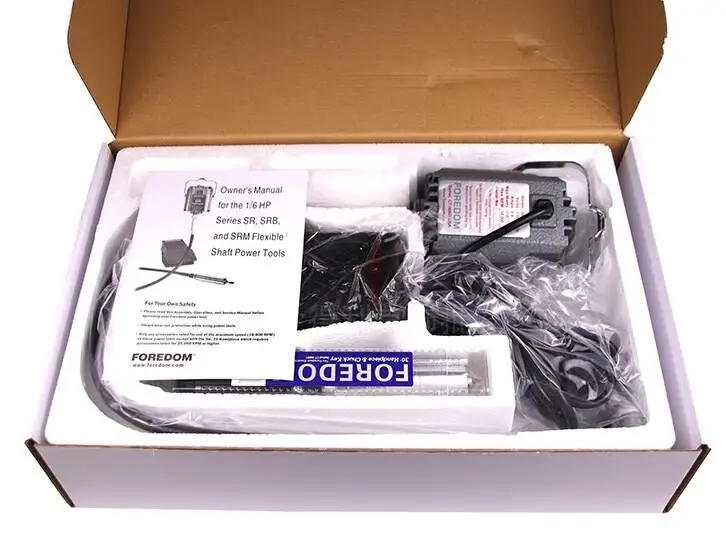 Goede Foredom SR flexibele as machine, tandheelkundige polijsten motor, flexibele as machine, horloge graveren polijsten slijpen rotary tool kit