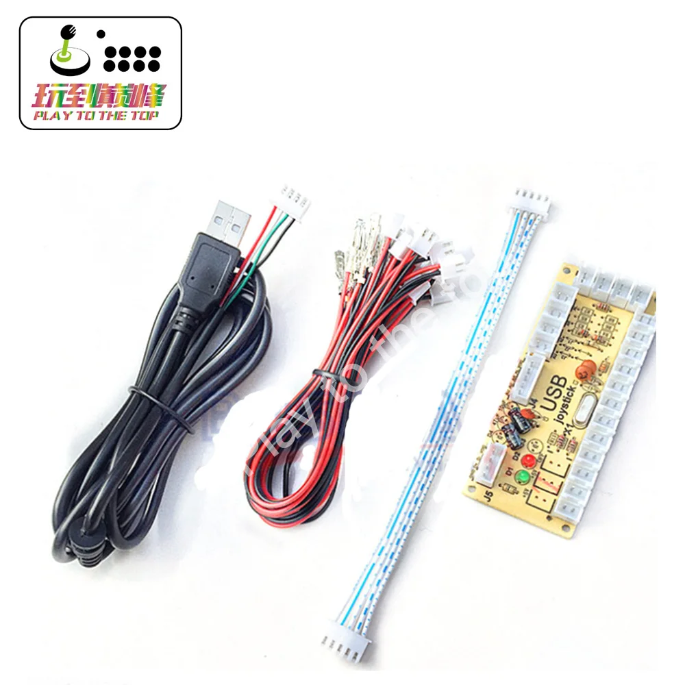 12 компл./лот Нулевая задержка игровой USB энкодер ПК для джойстика кнопки Провода