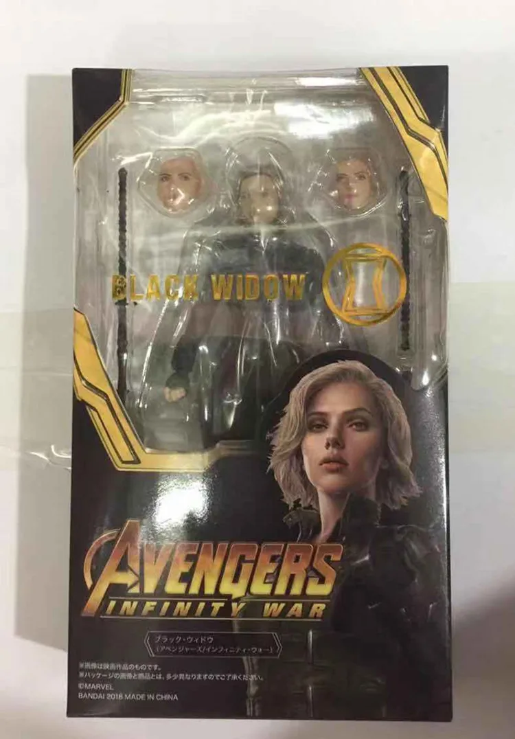 СВЧ Marvels Мстители Наташа романофф/Черная Вдова фигурка куклы, детская Подарочная игрушка - Color: Red