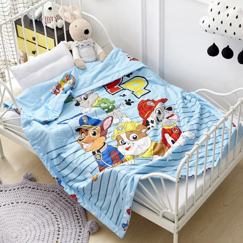 

Bed Sheet Children Large Version of Summer Quilt Pure Cotton Cotton Summer Blanket Airable Cover Kindergarten Was Batch