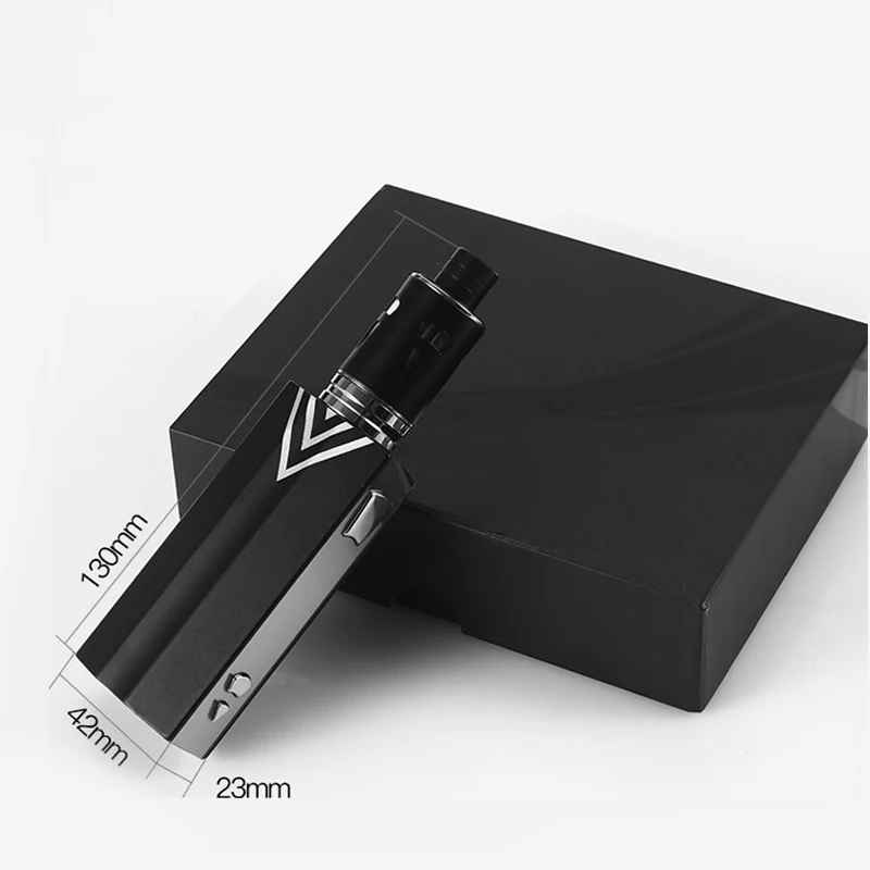 Горячая XD-100W Vape Kit 2000 мАч встроенный аккумулятор со светодиодным экраном Vape огромный пар электронная сигарета испаритель