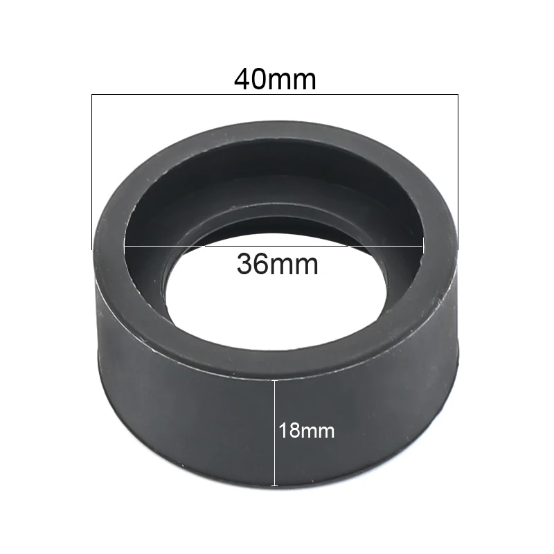 Eye Protector Cups Foldable Rubber for 34-38 mm Microscope Eyepiece Telescope