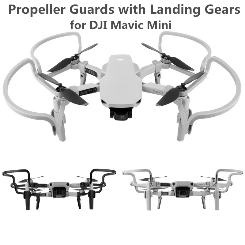 Buy YFX Mavic Mini Propeller Guards with Landing Gears Propellers Shielding Rings Protectors Quick Release for DJI Mavic Mini Drone 
