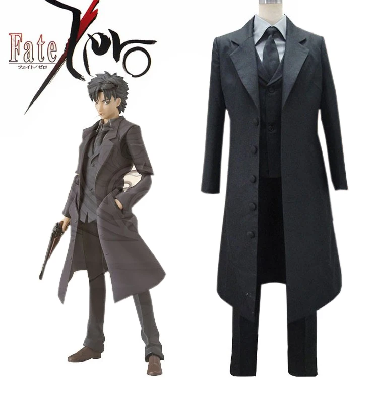 Аниме Fate/Zero одежда fate/stay night эмия кирицугу Косплей Костюм Полный комплект