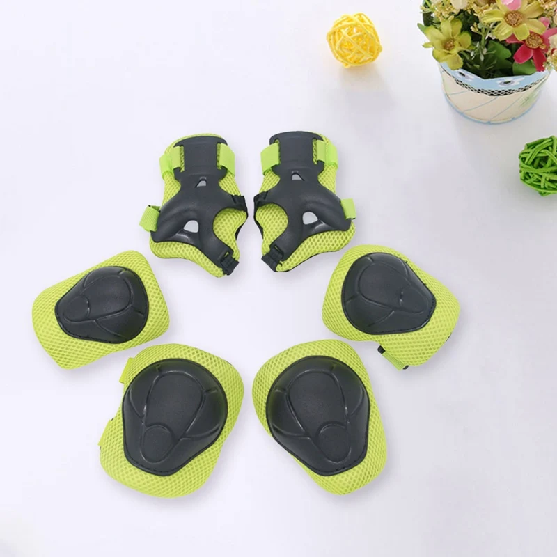 6 шт./компл. высокое качество активности детей протектор детский велосипед для катания на роликовых коньках скейтборд защитный Шестерни коленей