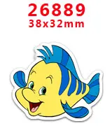 26889 30 шт мультяшный персонаж плоское украшение из смолы pr 28842 - Цвет: 26889