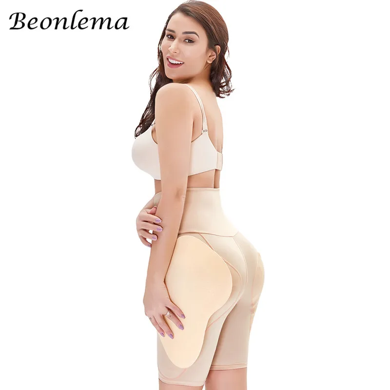 

Beonlema Women Hips Enhancer Shaper High Waist Shapewear Sexy Butt Lifter Body Shapers Long Padded Panties With Belly Tightening