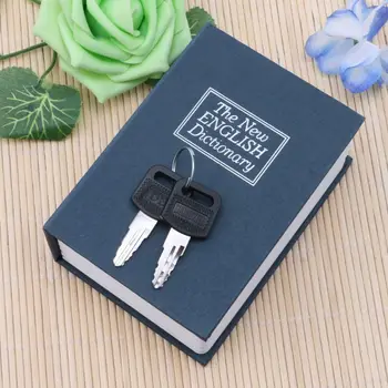 

2020 New Mini Home Security Dictionary Book Safe Cash Jewelry Storage Key Lock Box Hot