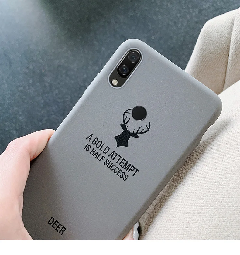 Мягкий силиконовый чехол из ТПУ с рисунком оленя для huawei P20 P30 mate 10 20 Pro Nova 3i 4 Honor 8A 8X